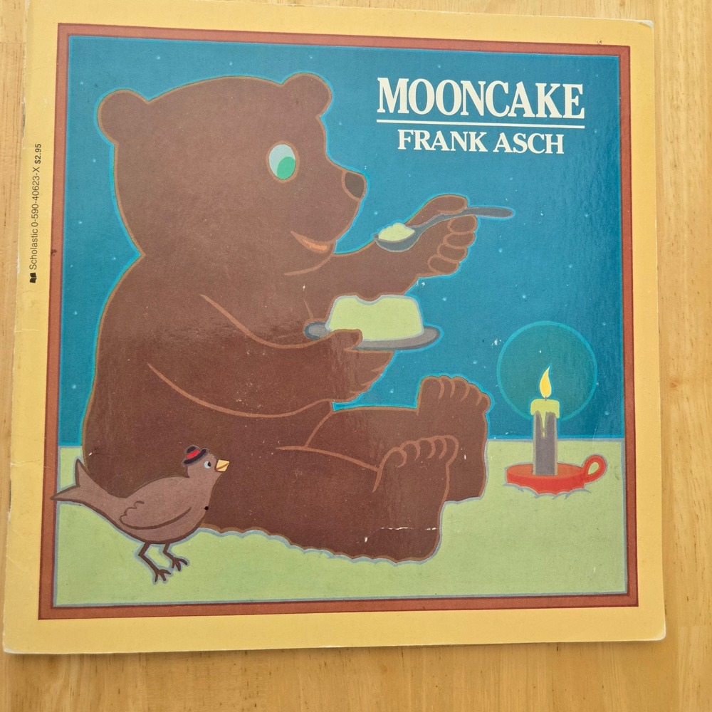 Mooncake by Frank Asch – Vintage Scholastic Paperback Children's Picture Book
